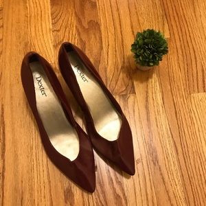 Dexter Patent Dark Red Heels